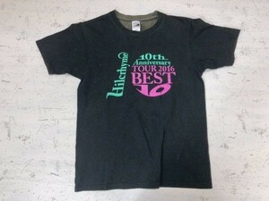ヒルクライム Hilcrhyme BEST 10 TOUR 2016 ヒップホップ 邦楽 半袖Tシャツ カットソー メンズ バックプリント有 S 黒