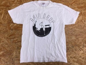 RAIN DROP せんべろ企画 大学生 飲み会 OB サークル ちゃんま 呑兵衛 半袖Tシャツ メンズ M 白