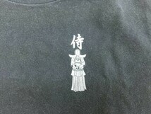 剣道 日本武道館 SAMURAI SPIRITS サムライ 和柄 スポーツウェア 半袖Tシャツ レディース バックプリント有 黒_画像2
