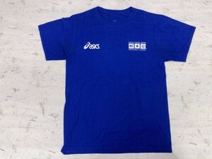 UNITED STATES ジュニア バレーボール リーグ asics アシックス Hanes ヘインズ オールド半袖Tシャツ カットソー メンズ S 青