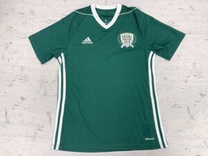 アディダス adidas climacool 明治安田生命 FUTSAL FESTA 2017 フットサル 半袖ユニフォームTシャツ カットソー メンズ M 緑