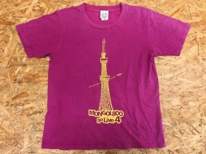 MONGOL800 モンゴル800 モンパチ バンド ロック J-POP グッズ 2011年 ツアー 半袖Tシャツ メンズ バックプリント有 M ピンク