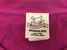 MONGOL800 モンゴル800 モンパチ バンド ロック J-POP グッズ 2011年 ツアー 半袖Tシャツ メンズ バックプリント有 M ピンク_画像2