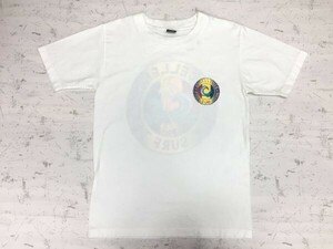 BALI WAVES バリ島 サーフ お土産 スーベニア 半袖Tシャツ メンズ バリ製 コットン100% M 白