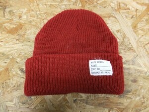 URBAN RESEARCH Urban Research men's acrylic fiber 100% Beanie knit cap hat red free size 