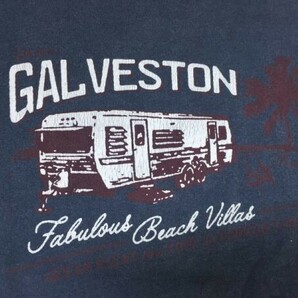 オールドネイビー Old Navy アメカジ ガルベストン Galveston 半袖Tシャツ メンズ オーバーサイズ XL 紺 エル・ファニングの画像3