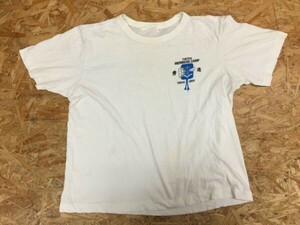 チャンピオン Champion THE13th MEMBERS CAMP 勇進 TOKAI University 東海大学 カレッジ 半袖Tシャツ メンズ 日本製 O 白