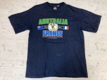 CONCEPT SPORTS オーストラリア Australia サッカー スポーツ お土産 スーベニア 半袖Tシャツ カットソー メンズ M 紺_画像1