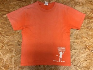 WAKUSEI LOOP 惑星ループ 1WEEK TOUR L52 横浜 半袖Tシャツ ロケット メンズ 綿100% バックプリント有 M オレンジ