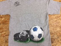 Soccer Hawaii サッカー ハワイ スーベニアお土産 スポーツ 半袖Tシャツ キッズ バックプリント有 Youth L ライトグレー_画像3