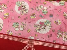 キキララ マイメロディ SANRIO サンリオ ハンドバッグ キャラクター キッズ キルティング ハンドメイド 習い事 学校 ピンク_画像2