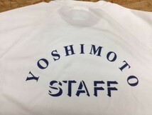 MAXIMUM For Sports スポーツ ラグラン袖 吉本 ヨシモト YOSHIMOTO スタッフ 半袖Tシャツ メンズ XL 白_画像3