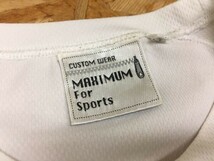 MAXIMUM For Sports スポーツ ラグラン袖 吉本 ヨシモト YOSHIMOTO スタッフ 半袖Tシャツ メンズ XL 白_画像2