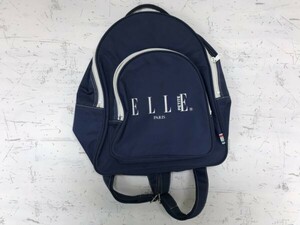 ELLE PETITE PARIS エル レトロ リュック バックパック デイパック かばん キッズ レディース 紺