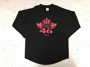 横溝直樹 モータースポーツ レーシングドライバー クラウン 王冠 エンブレムプリント 七分袖Tシャツ メンズ 綿100% S