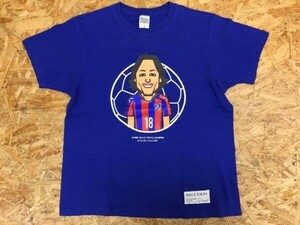 映画 BAILE TOKYO バイリトウキョウ studio crocodile F.C.TOKYO サッカー ドキュメンタリー 半袖Tシャツ メンズ S 青