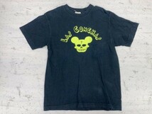 LAS CONCHAS ラスコンチャス パンク ロック プロレス 格闘技 半袖Tシャツ カットソー メンズ S 紺_画像1