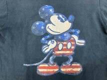 ミッキーマウス MICKEY MOUSE 90s アメカジ キャラクター USA製 半袖Tシャツ カットソー メンズ M 黒_画像3