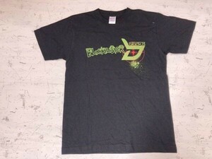 BLOCK BUSTER ブロックバスター プリントスター printstar製 オールド レトロ 半袖Tシャツ カットソー メンズ S 黒