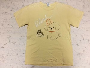 SKE48 須田亜香里 半袖Tシャツ メンズ アイドル グッズ 2011 誕生日 ハッピーバースデー M ベージュ