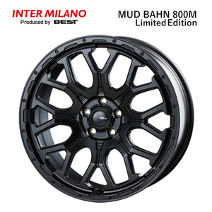 送料無料 インターミラノ MUD BAHN XR-800M Limited Edition 8.5J-20 +45 5H-114.3 (20インチ) 5H114.3 8.5J+45【1本単品 新品】