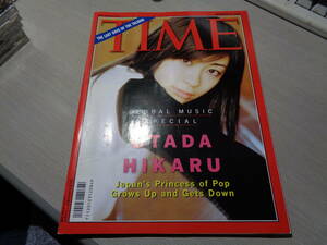 タイム誌2001年日本版/宇多田ヒカル表紙＆特集/TIME GLOBAL MUSIC SPECIAL:UTADA HIKARU(JAPAN'S PRINCESS OF POP GROWS UP AND GETS DOWN)