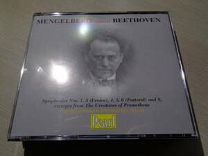 ウィレム・メンゲルベルク,WILLEM MENGELBERG,CONCERTGEBOUW AMSTERDAM/MENGELBERG CONDUCTS BEETHOVEN(UK/Pearl:GEMS 0074 NNM 3CDs