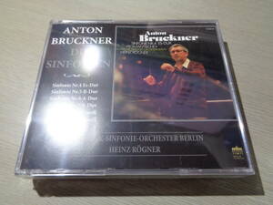 未開封/HEINZ ROGNER,RSO BERLIN/BRUCKNER:DIE SINFONIEN/SINFONIE NR.4-NR.9(GERMANY/BERLIN CLASSICS:0301632BC STILL-SEALED 6CDs