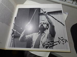 クシシュトフ・ペンデレツキ氏の直筆サイン入,KRZYSZTOF PENDERECKI SIGNED!!!/LONDON SYMPHONY/PENDERECKI SYMPHONY(UK/EMI:EMD 5507 LP