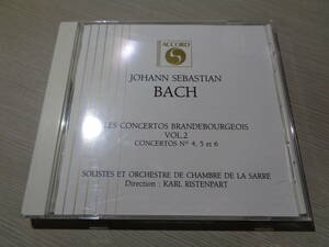 リステンパルト,RISTENRART,SOLISTES ET ORCHESTRE DU CHAMBRE DE LA SARRE/BACH:LES CONCERTOS BRANDEBOURGEOIS VOL.2(ACCORD:200392 CD