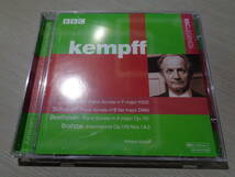 ヴィルヘルム・ケンプ貴重音源,WILHELM KEMPFF/MOZART,SCHUBERT,BEETHOVEN:PIANO SONATAS,BRAHMS:INTERMEZZOS(BBC LEGENDS:BBCL 4169-2 CD_画像1