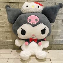 未使用　クロミ　ハローキティ KUROMI　HELLO KITTY 50thパーティータイム！　ぬいぐるみ約20㎝　Sanrio　②_画像2