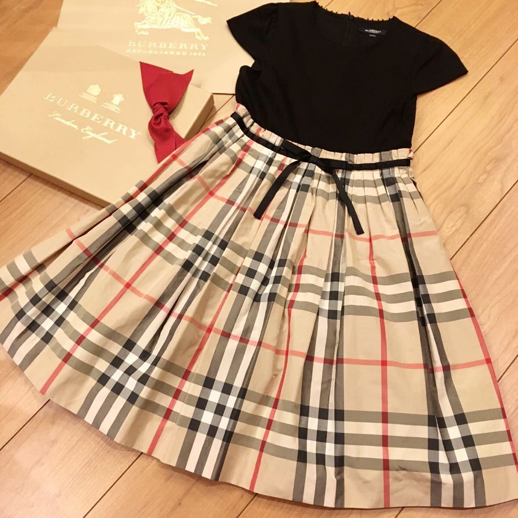 最高級 バーバリー Burberry フォーマルワンピース セットアップ 130