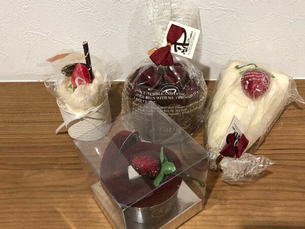 ケーキタオル　4個セット