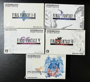 ファイナルファンタジー　5本セット　★ファイナルファンタジータクティクスアドバンス★ファイナルファンタジーⅠ・Ⅱ 、IV、V、Ⅵ