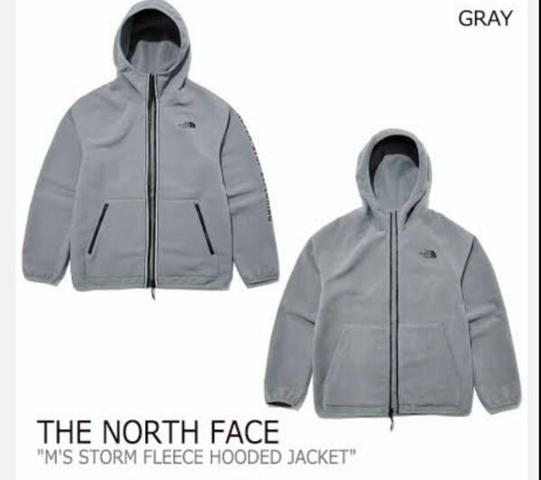 THE NORTH FACE ノースフェイス M'S STORM FLEECE HOODED JACKET ストーム フリース フーディー フリース メンズ リバーシブル　Ｌサイズ