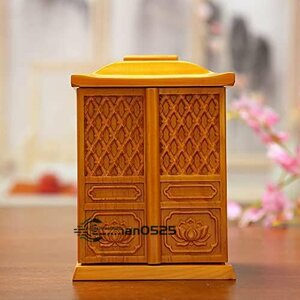  small size family Buddhist altar Mini family Buddhist altar family Buddhist altar compact light door . attached original tree. .. settled lotus. flower modern family Buddhist altar 