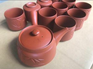 茶器セット＊作山＊急須&湯呑み10コセット