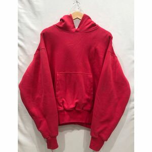 【YEEZY GAP】スウェットパーカー イージーギャップ DOUBLELAYER P RED コットン M ts202402