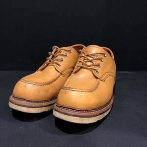 【RED WING】WORK OXFORD MAIZE レッドウィング 27cm CML 8108 踵ソール減りアリ ts202402