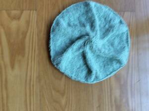 手作り:綿糸混紡のベレー帽