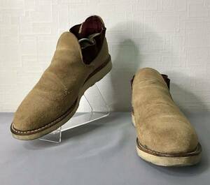  rare ultra rare records out of production CHIPPEWA ROMEO Chippewa Romeo 24019 size 8E 26. side-gore boots suede Sand use impression have 