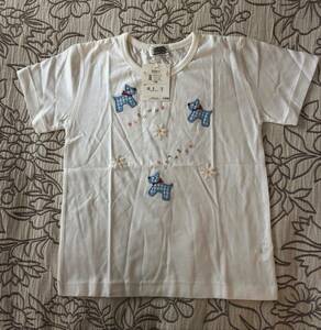 ★新品★ＣＲＯＷＮ　ＢＡＮＢＹ★クラウンバンビの白の半袖Ｔシャツ★１３０