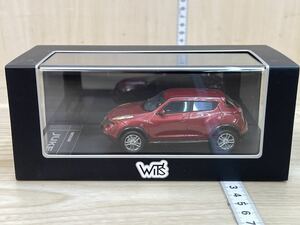 未使用　WiTs ウィッツ　1/43 NISSAN JUKE 2010 レッド　CN485 日産 ジューク　A9 ミニカー