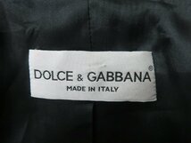 D&G　DOLCE&GABBANA　ドルチェ＆ガッバーナ　ウール　ロングコート　＃40　4448_画像9