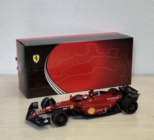 1円スタート 新品同様 1/18 BBR FERRARI フェラーリ F1-75 2022 F1 バーレーンGP シャルル ルクレール #16 PBBR221816 ミニチャンプス