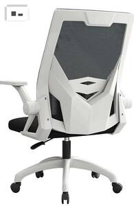 オフィスチェア 椅子 テレワーク 疲れない デスクチェア 人間工学椅子 跳ね上げ式アームレスト 通気性メッシュ ロッキング機能 在宅勤務
