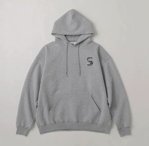 XL SEE SEE FONT LOGO HOODIE【GREY】