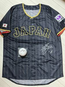 WBC大谷翔平選手/直筆サイン・ユニホーム・ボール、計2種類 侍ジャパン　JAPAN ドジャース ビジター