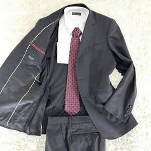 【Mサイズ】Paul Smith COLLECTION ポールスミス コレクション スーツ セットアップ ブラック 黒 スモールチェック柄